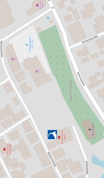 Anfahrt Rechtsanwaltskanzlei Bad Kissingen